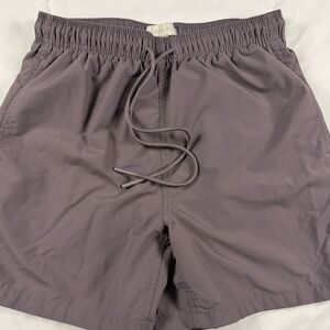 Anthropology Standard Cloth Men Small Purple Lined Shorts Drawstring Athleisure